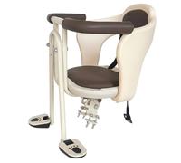 Asiento de bicicleta para niños pequeños Asiento de bicicleta para niños de montaje frontal con recinto completo y cinturón de seguridad ajustable para bicicletas de montaña y de carretera, de 8 mese
