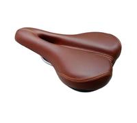 Asiento de Bicicleta Plegable con cojín Negro P8, sillín Doble vía Transpirable, Ciclismo Duradero(Velo Brown)