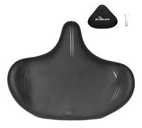 Asiento de bicicleta - Reemplazo de sillín de bicicleta - Asiento ancho acolchado cómodo para hombres y mujeres - Compatible con bicicletas de ejercicio, carretera y estacionarias (XL)