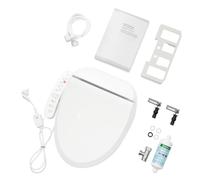 Asiento de bidé electrónico inteligente para ducha, asiento de inodoro eléctrico, asiento de inodoro inteligente, con función de boquilla de descenso automático, 1350 W