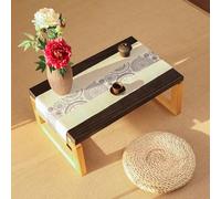 Asiento de Buda Elevado, Mesa para Ofrecer Inciens Portable Little Shrine Table - Small Altar Desk for Spiritual Practices, Sturdy Floor Table for Sitting, Ideal for Tatami, Bedroom, and Tea Room(60*4