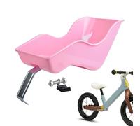 Asiento de ciclismo para bebés - Asiento para el automóvil de muñecas de muñeca | Asiento del ciclo de muñecas de bebé | Silla de muñeca con correa | Asiento decorativo de bicicleta rosa para muñecas
