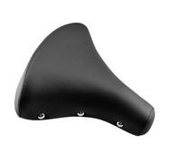 Asiento de ciclomotor adaptable para Solex negro con muelles cromados.