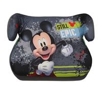 Asiento de coche con cinturón, silla de coche, reposapiés para niño 22-36 kg, 125-150 cm (Mickey Mouse)