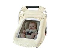 Asiento de coche dosel | Red cochecito con ventana de observación,Asiento de coche para niños - para abuelos Familias Guardería Salidas al aire libre Caminar a pie Escuela Carreras Garaje