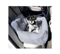 Asiento de Coche for Perros, Peluche for pequeños y medianos, caseta for Invierno for Mantener el Calor, deshacer Lavar un Nido for Mascotas Doble Uso(Stripe,60x50x36)
