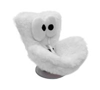 Asiento de coche para muñecas, diseño de ojos grandes, cojín de peluche para silla de coche, para accesorios de juguete, para niñas, niños, niños, niños, pantalla de 10-17 cm