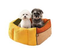 Asiento de Coche para Perro - Asiento de Viaje para Mascotas de 50 Pulgadas, Asientos elevadores Lavables para Perros, Accesorios de Transporte de Mascotas de algodón Suave 2 en 1 | cómoda para