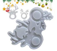 Asiento de coche para perro, asiento elevador para perro, molde de silicona con cabeza de alce, asiento de coche de algodón para perro, moldes de adorno de árbol de Navidad, cama de asiento de coche