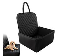 Asiento de coche para perros | Asiento de coche para mascotas grande e impermeable | Portátil asiento Booster con barrera de seguridad | para viajes todoterreno, camiones, y cachorros