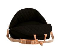 Asiento De Coche para Perros - Cama Elevadora De Viaje Suave Y Lavable, Correas De Seguridad Ajustables Gris Monzón, Portador De 45 X 43 X 34 Cm + Tela De Nailon Duradera, Base De Polímero Sintético