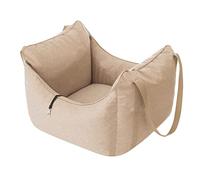 Asiento de coche para perros, cama para perros, cajas de transporte, asiento trasero, manta para perros, canastas para gatos, para perros pequeños, 55 x 60 cm, color negro