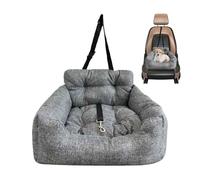 Asiento de Coche para Perros | Cojines Transpirables Impermeables y Ajustables,Cama Asiento De Coche para Perros,para Viajes Vehículos Verano Invierno Maletero Interior Cachorro Mascota