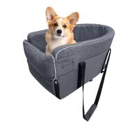 Asiento de coche para perros con diseño antideslizante ajustable | Asiento de control central para viaje seguro | Breathable Travel Carrier & Kennel Bed for Small Dogs Cars, Camping, and Outdoors