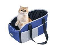 Asiento de coche para perros: elevador de viaje portátil, transportín seguro para mascotas, transpirable extraíble, solución de conducción cómoda | Para viajes al aire libre Guía para la fa