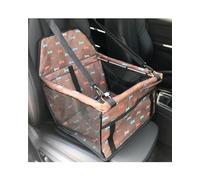 Asiento de Coche para Perros Gatos Perros Transportin Perro Autostoel Hond Pet Travel Protector Asiento Coche Hamaca Plegable Bolsa Transporte Mascotas(Coffee)