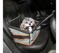 Asiento de coche para perros peque os K&H Pet Products Buckle N Go, tela impermeable, laterales de malla transpirable, cintur n de seguridad ajus