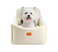 Asiento de coche para perros pequeños - Caseta de espuma viscoelástica para animales - Cojín para perros coche | Visita veterinaria, vacaciones, viajes, recorridos, desplazamientos, excursiones, área