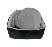 Asiento de coche para perros pequeños - Center Console Dogs Car Seats With Safety Belt Storage Pocket Anti Slip | Doggy Cars Seat Travel Bed | For Small Medium Kitten Cat Animal SUV RV Pickup Sedan