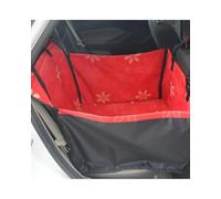 Asiento de Coche para Perros Transportadores Mascotas Protector para Asiento Coche Perros Estera Gatos Manta Hamaca Trasera Protector Transporte Perro(Red)