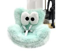 Asiento De Coche Portátil Para Muñeca De Bebé | Cojín De Silla De Peluche Con Diseño Lindo De Ojos Grandes - Asiento De Coche Para Muñeca De Juguete - Para Niñas Y Juego Viento Pantalla Coleccionable
