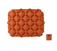Asiento de cojín inflable, asiento ligero con cojín de aire, almohadilla de asiento plegable portátil con de presión de coxis, almohada de viaje ergonómica para asiento de coche, silla de