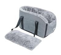 Asiento de consola central para perro, transportador de cama de viaje para gatos, asiento elevador lavable para mascotas pequeñas, cómodo accesorio interior para cachorros, , dueños de mascotas