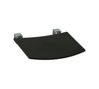 Asiento de ducha mural KEUCO PLAN Care, sin respaldo, abatible hacia arriba, 14980010037, Color: cromado / negro