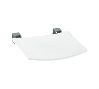 Asiento de ducha mural KEUCO PLAN Care, sin respaldo, abatible hacia arriba, 14980010051, Color: cromado / blanco