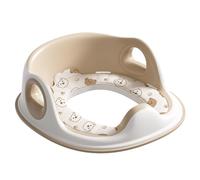 Asiento de entrenamiento para inodoro infantil con dibujos animados, base no plegable, diseño ergonómico, convulsiones cómodas para inodoros estándar para adultos, asiento de orinal para niños