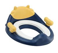 Asiento de Entrenamiento para Ir Al Baño, Asiento Suave y Fácil de Limpiar para Niños, Asiento de Baño de PVC Antideslizante Universal a Prueba de Salpicaduras (Joya azul)