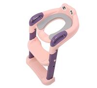 Asiento de Entrenamiento Plegable para IR Al Bao para Nios conAjustable, Almohadillas Antideslizantes, Diseo a Prueba de Salpicaduras, Fcil de Montar y Limpiar - Escalera