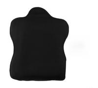 Asiento de gel para motocicleta con malla transpirable, ventilación de aire, aislamiento térmico, antideslizante, formato para paseos largos, 39 x 33 x 5 cm, color negro