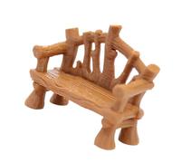 Asiento de habitación en miniatura de una sola pieza para configuraciones | Aspecto de rama impreso en 3D para esquinas de juego de simulación, pantallas en miniatura y colocación de decoración en casa