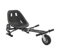 Asiento de hoverboard, 45 x 50 cm, ajustable, asiento de equilibrio para scooter, accesorio de fijación de asiento, apto para patinete de equilibrio de 6,5 a 10 pulgadas (negro -1)