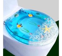 Asiento de inasiento de inodoro de resina,odoro, Asiento de inodoro resina,La tapa del se cierra suavemente,Asientos for baño, cierre suave,Liberación rápida(Style F)
