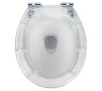 Asiento de inasiento de inodoro de resina,odoro, Asiento de inodoro, resina, transparente, liberación rápida(Style H)