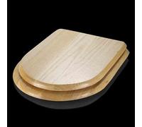 Asiento de inasiento de inodoro de resina,odoro, Tapa de inodoro madera,Cubierta tapa con bisagra ajustable,Asiento liberación lenta y rápida,Resiste manchas decoloración(Style-1,46x35cm)