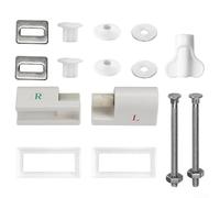 Asiento de inodoro ABS con bisagra de cierre suave con herrajes de metal para fijación de tapa de inodoro, diseñado para mejorar la experiencia del baño con mecanismo de cierre silencioso