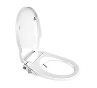 Asiento de inodoro ajustable para inodoros alargados, spray de higiene personal, boquilla de agua fría, fácil instalación para mayor comodidad y limpieza