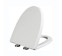 Asiento de Inodoro Alargado, Tapa Resistente con Material UF Grueso, Cierre Suave y liberación rápida, fácil de Instalar y Limpiar, Compatible con la mayoría de mas de Asientos de Inodoro estándar