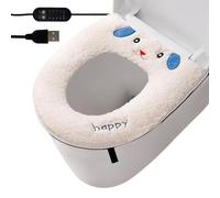 Asiento de Inodoro con Calefacción - con Configuración de Temperatura y Temporizador,Calentador De Asientos De Inodoro Para Baño | Para Baño Hogar Apartamento Invierno y Clima Frío