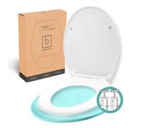 Benkstein Tapa WC Universal Blanca de Cierre Lento Automático tapas de water