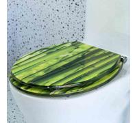 Asiento de Inodoro de liberación rápida para inodoros de inmersión/extracción/extracción (10-20 cm) con Distancia Entre Orificios de 33-40 x 40-48 cm.