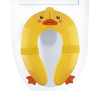 Asiento De Inodoro De Pato, Cojín De Viaje Plegable De PP | 14,29 Pulgadas De Largo, Exclusiva Para Asiento De Baño Con Diseño De Pato Amarillo Y 290 G, Ideal Para Brindar Comodidad Durante Su R