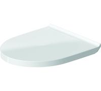 Asiento de inodoro DuraStyle de Duravit, bisagras de acero inoxidable, con caída amortiguada, extraíble, 0020790000