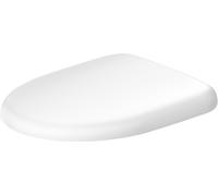 Asiento de WC Duravit Architec sin bisagras SoftClose acero inoxidable, blanco, 0069610000