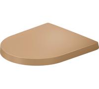 Asiento de inodoro Duravit Balcoon, en forma de D, extraíble, con caída amortiguada, 002779CB00, Color: Arcilla terra Mate