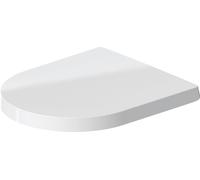 Asiento de inodoro Duravit ME by Starck compacto, bisagras de acero inoxidabl...