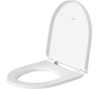 Asiento de inodoro Duravit No.1 Compact, 369x433mm, extraíble, blanco brillo intenso, sin caída amortiguada, 0026110000